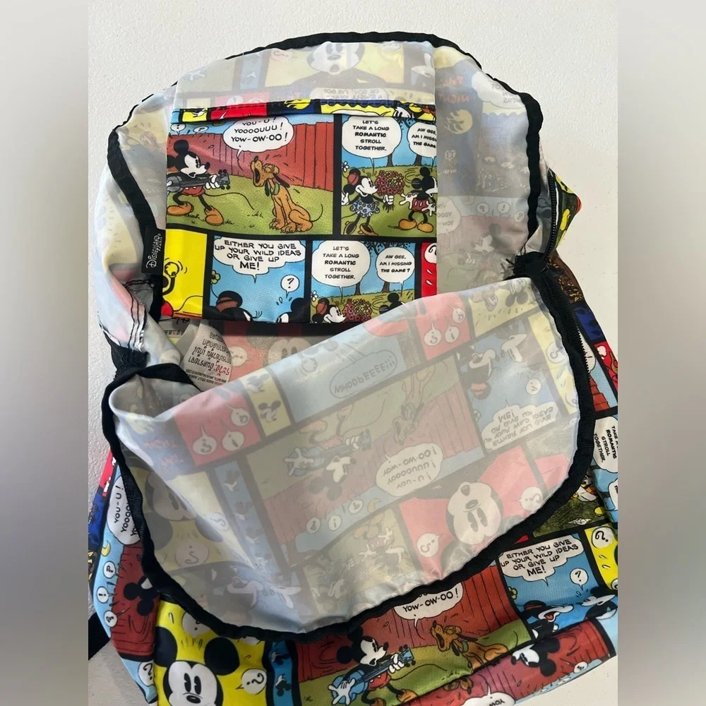 DISNEYLAND PARIS Mickey Mouse backpack with inner pocket and zip
